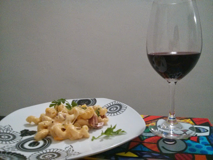 Receita de macarrão 3 queijos com linguiça defumada