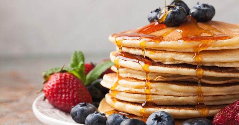 Receita de panqueca americana integral – pancake