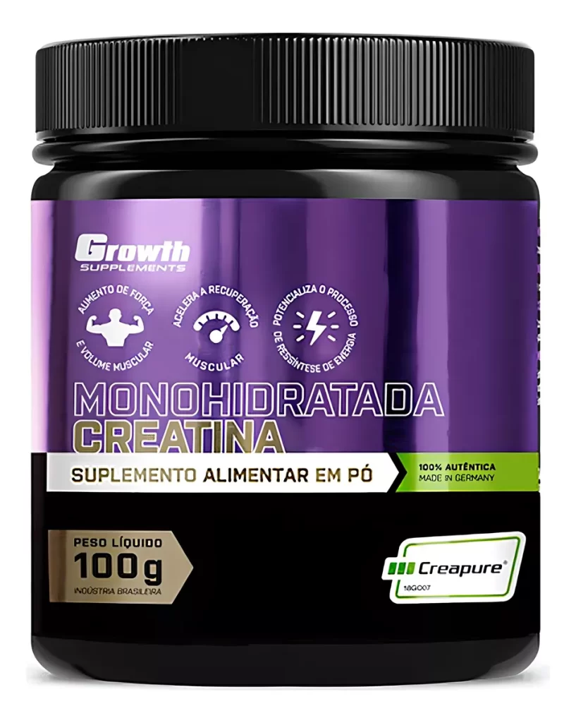 Creatina Creapure Growth Supplements Sem Sabor